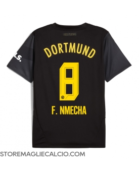 Borussia Dortmund Felix Nmecha #8 Maglia Gara Trasferta Repliche 2024-25 Maniche Corte